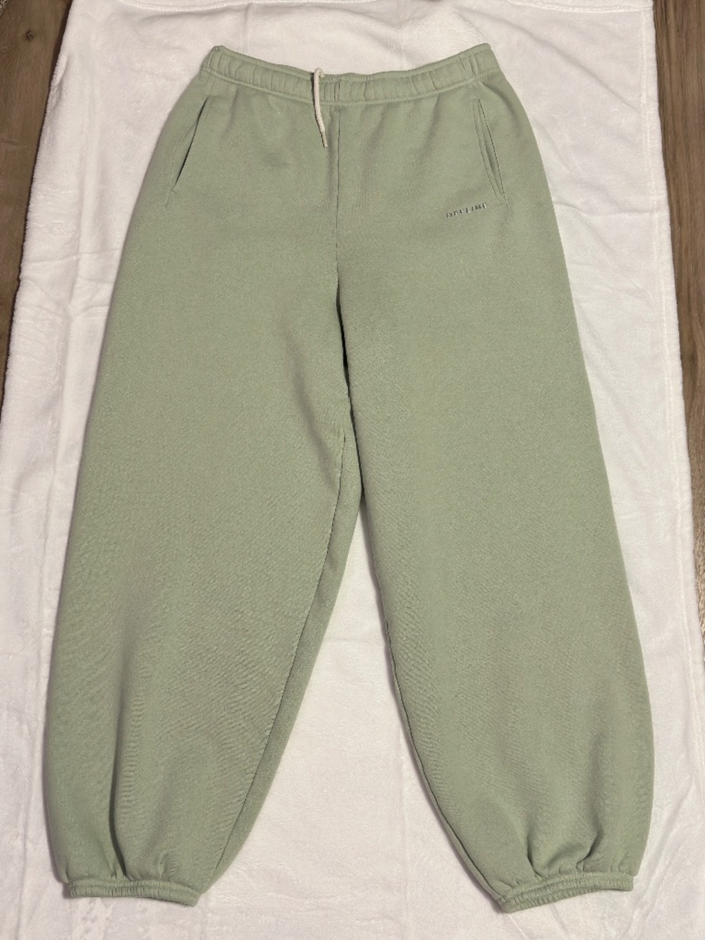 aerie Sage Green Track Joggers
